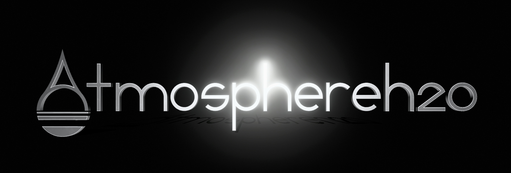 AtmosphereH2O Machined Chrome Insignia representing the 316 Surgical Stainless Steel hardware standard for Droplet, Halfpint, and Homestead systems. Delivers Structured Medical Grade water via 0-5 PPM Virgin Purity, GAC filtration, Calcite mineralization to 30 PPM, and UV sterilization.